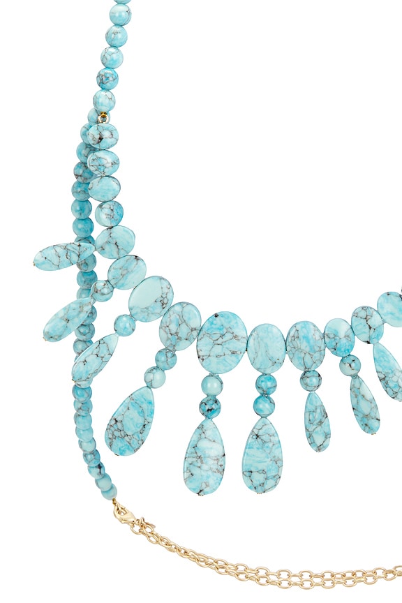 view 2 of 2 Gabrie Bralette in Ibiza Turquoise Ibiza Turquoise