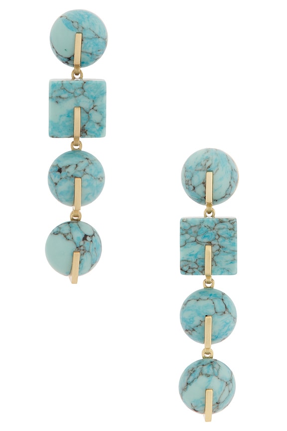 view 1 of 2 Laguna Earring in Ibiza Turquoise Ibiza Turquoise