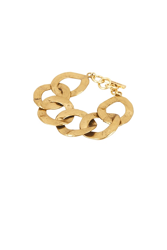 view 1 of 3 BRAZALETE DULCE in Brushed Brass Brushed Brass