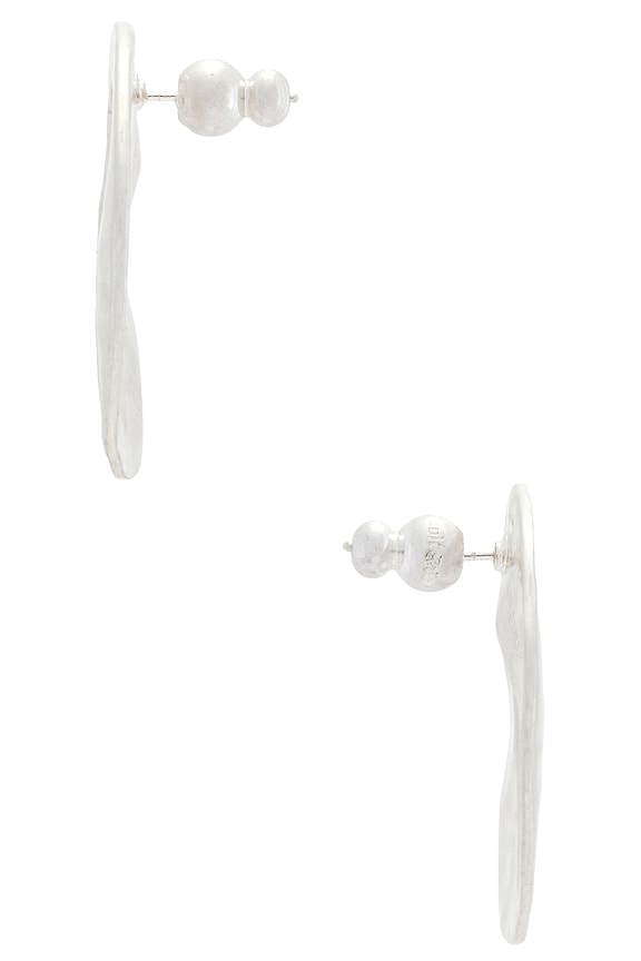 view 2 of 2 PENDIENTES DE ARO RUE in Antique Silver