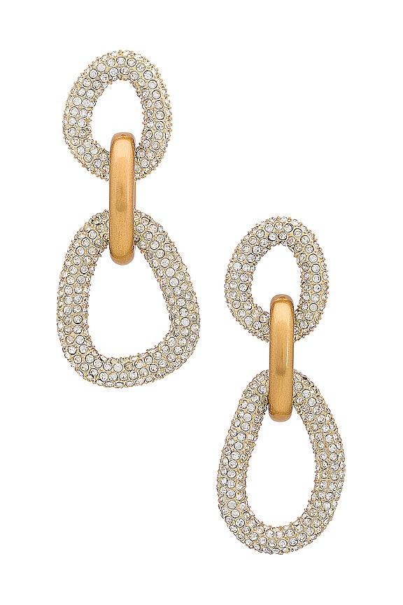 view 1 of 2 Reyes Earring in Gold Clear