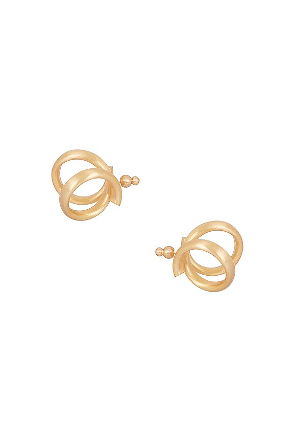 view 2 of 2 HENNY イヤリング in Brushed Bass