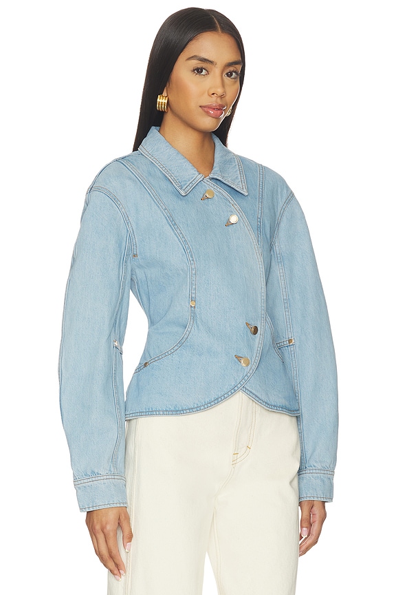 view 2 of 4 Pacha Jacket in Vintage Blue