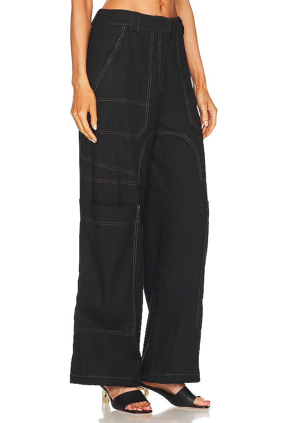 view 2 of 4 PANTALON WYNN in Black