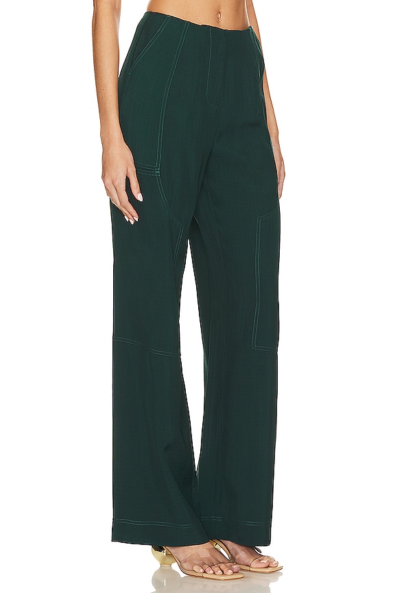 view 2 of 5 Anezka Pant in Dark Seamoss