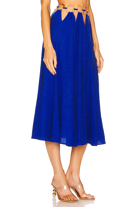 view 2 of 4 IDRIS スカート in Persian Blue