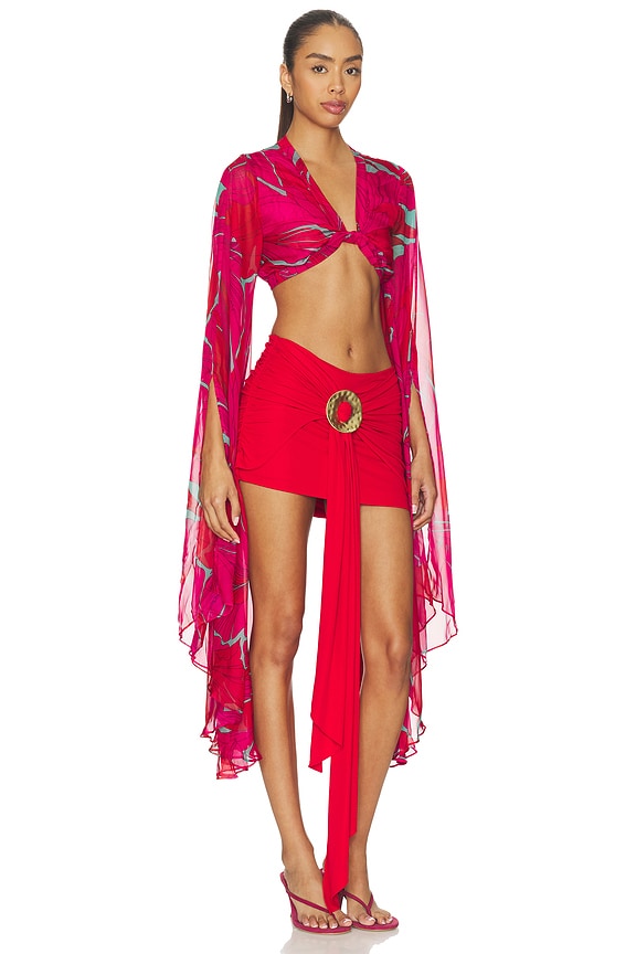 view 2 of 3 TOP CROPPED MIMI in Chantarelle Pink