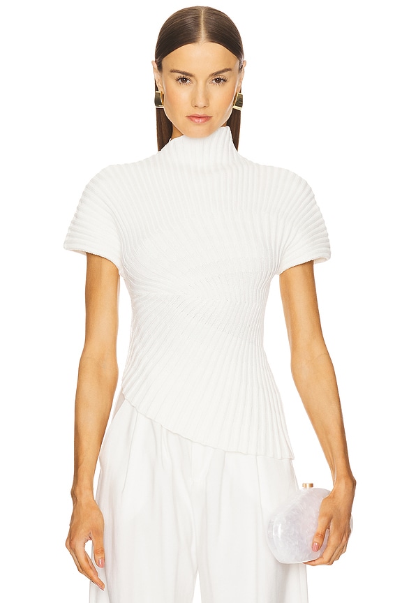 view 1 of 6 ТОП ANNEMIE KNIT in Off White