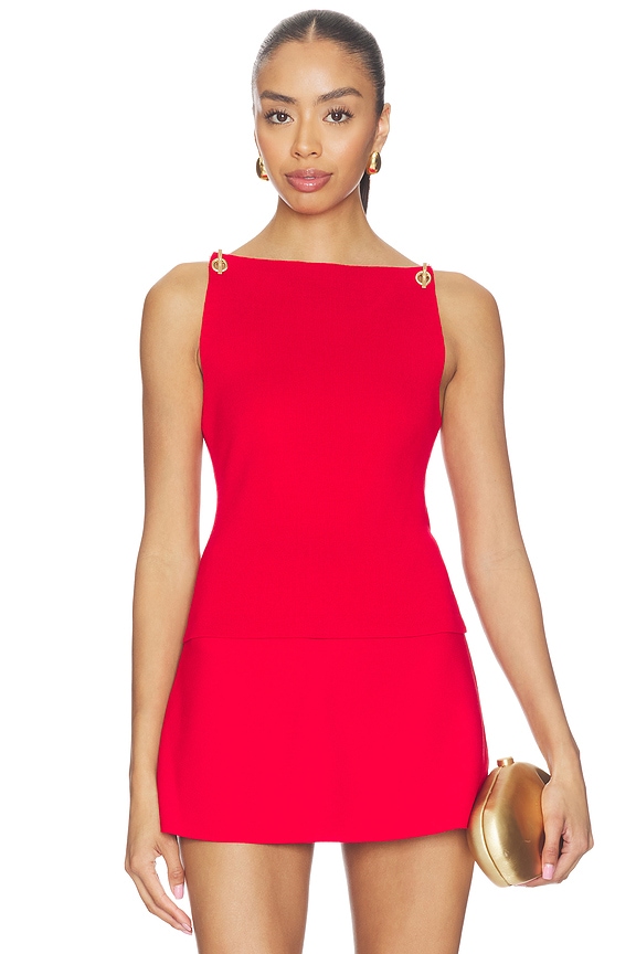 view 1 of 5 Georgette Top in Ghermez