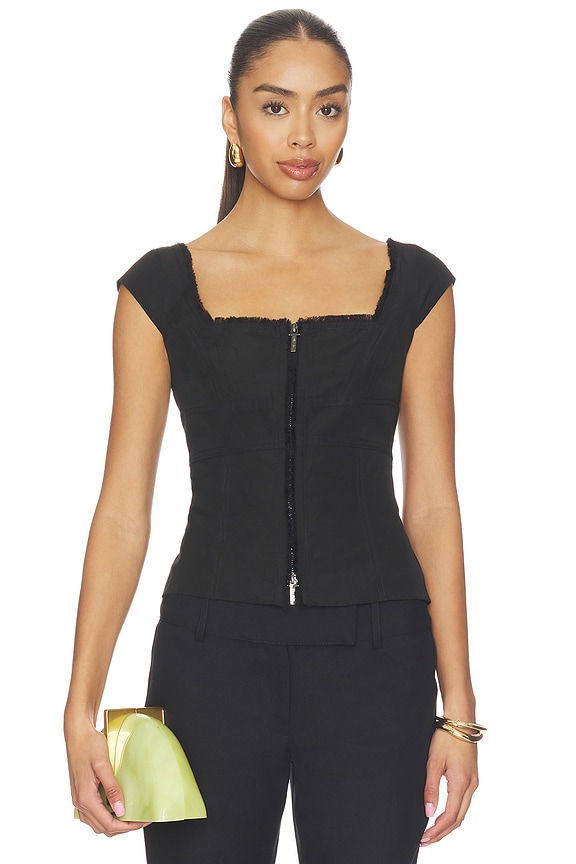 view 1 of 4 Celestia Top in Black