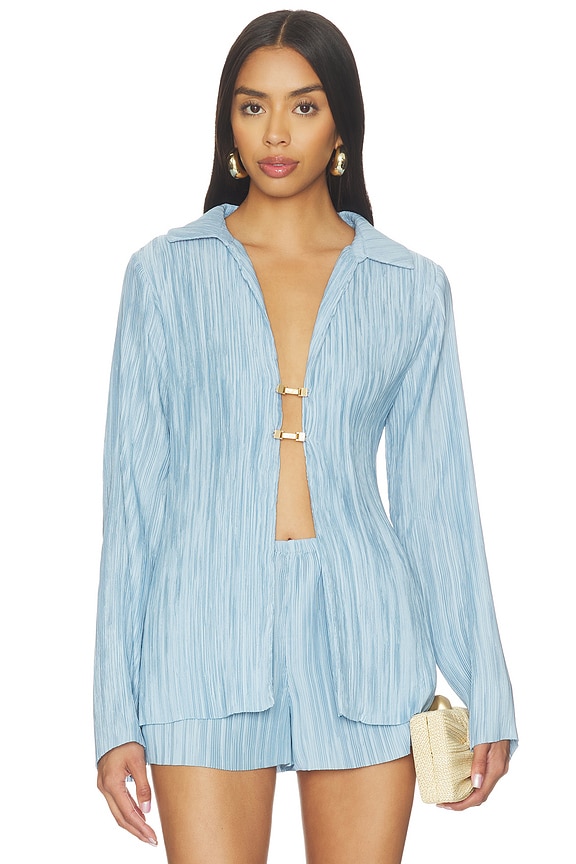 view 1 of 5 Clarabelle Top in Coastal