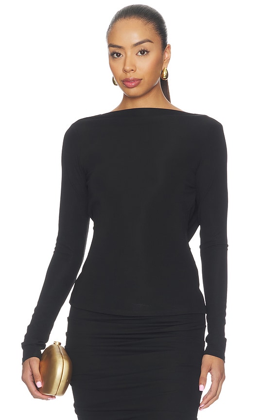 view 2 of 5 Vayda Top in Black