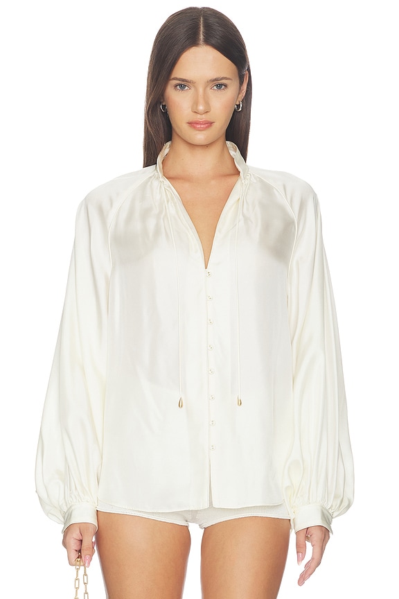 view 2 of 4 Lusia Top in Off White