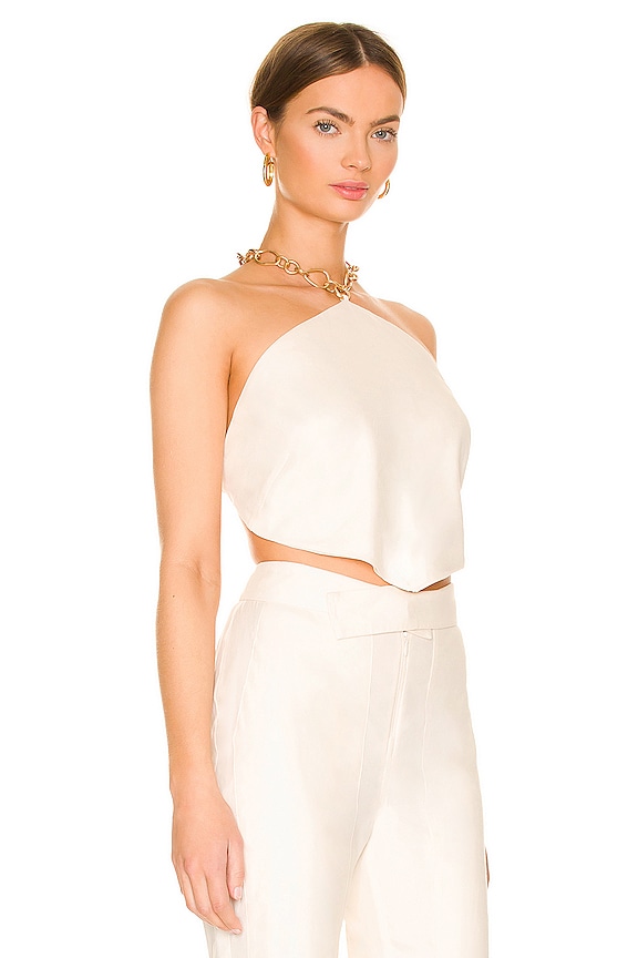 view 2 of 4 OLIVINE トップ in Off White