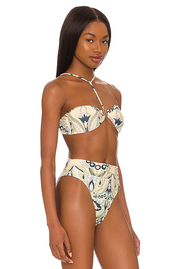 view 2 of 4 Ceres Bikini Top in Aloe Multi