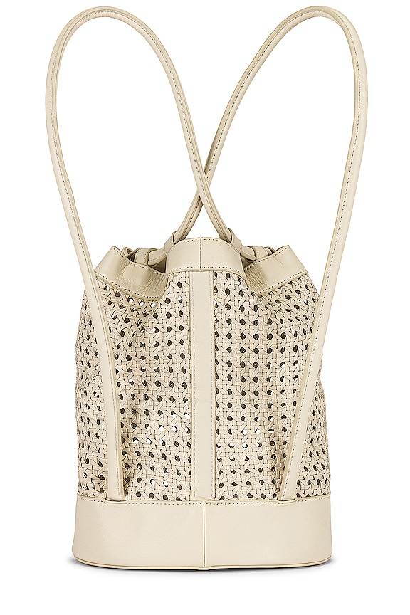 Cult Gaia Fifi Mini Backpack in Off White | REVOLVE