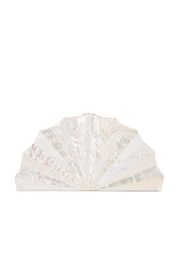 view 1 of 5 Esme Clutch in Ivory