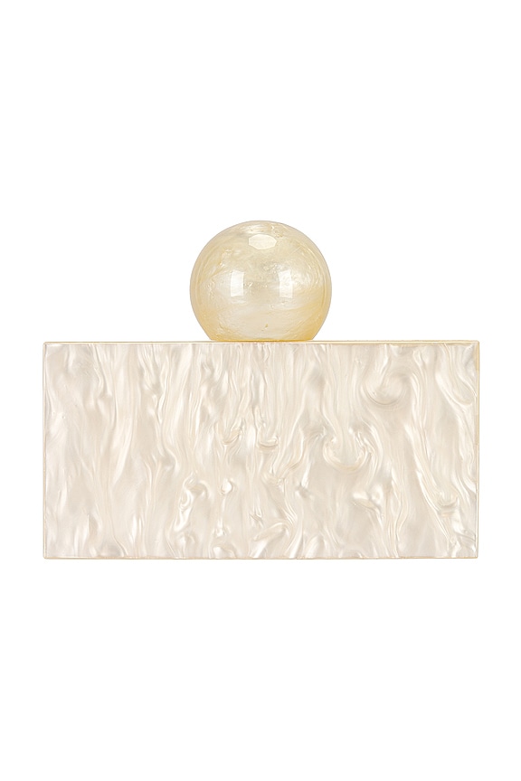 view 2 of 5 Maude Clutch in Ivory