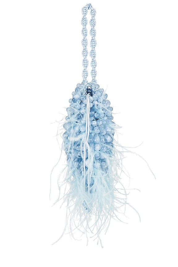 view 2 of 5 Dory Feather Wristlet in Ice Blue