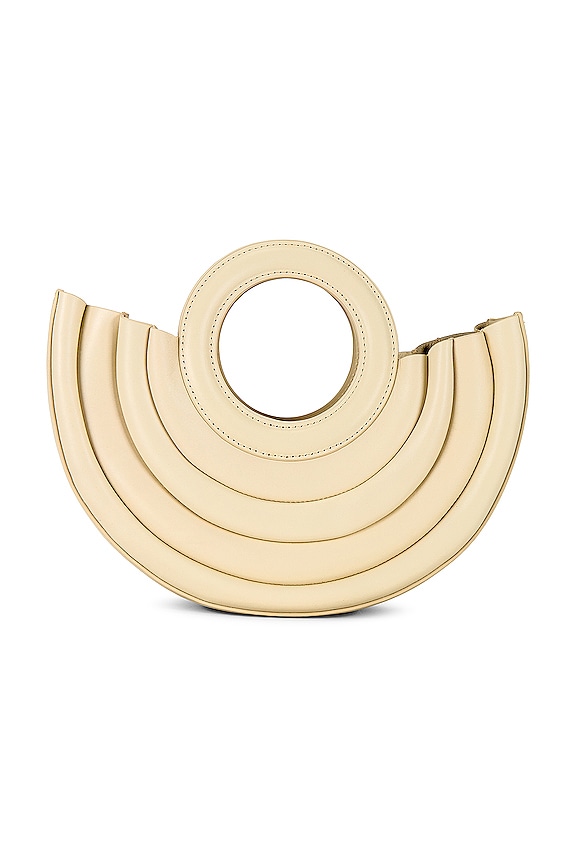 view 2 of 5 Amelia Mini Top Handle in Off White