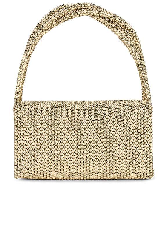 view 2 of 5 BOLSO MINI CON ASA SUPERIOR SIENNA in Shiny Brass