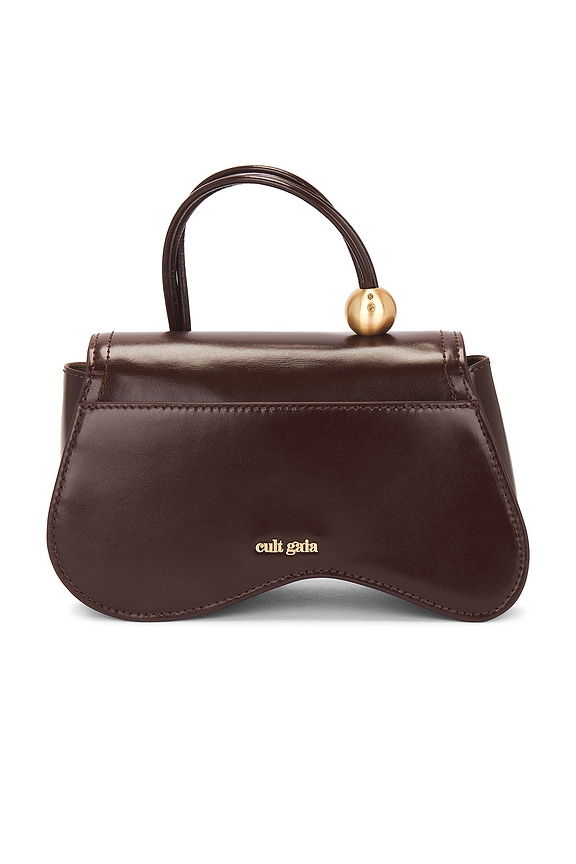 Cult Gaia Kazia Crossbody Bag in Espresso | REVOLVE