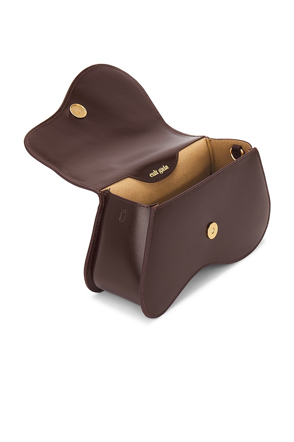 Cult Gaia Kazia Crossbody Bag in Espresso | REVOLVE