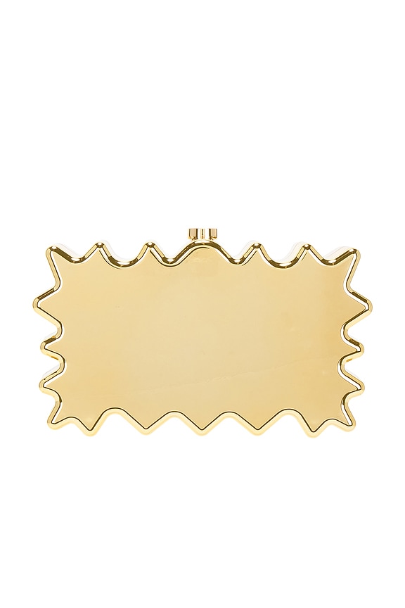 view 2 of 7 Paloma Clutch in Shiny Gold