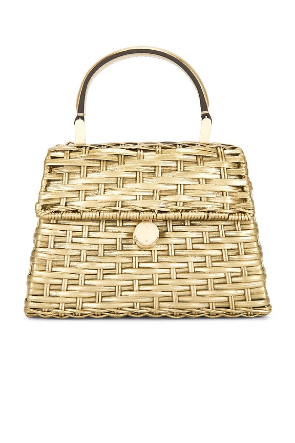 view 2 of 5 Nano Sybil Crossbody in Brushed Brass