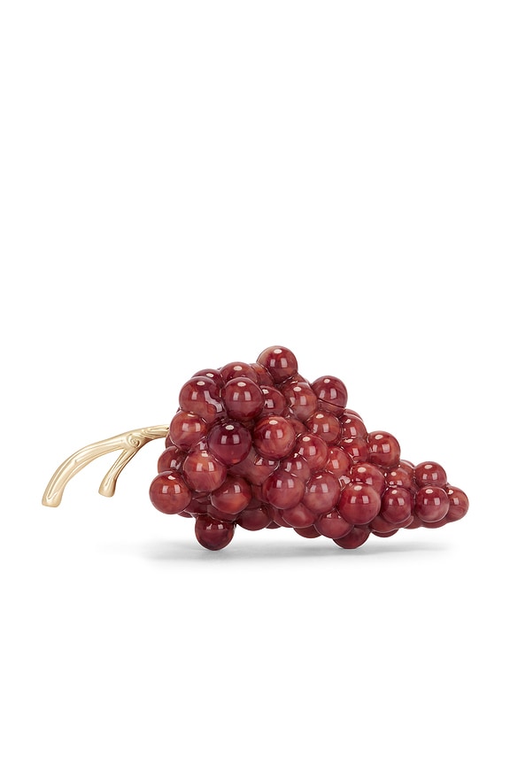 view 2 of 4 Grape Clutch in Crimson