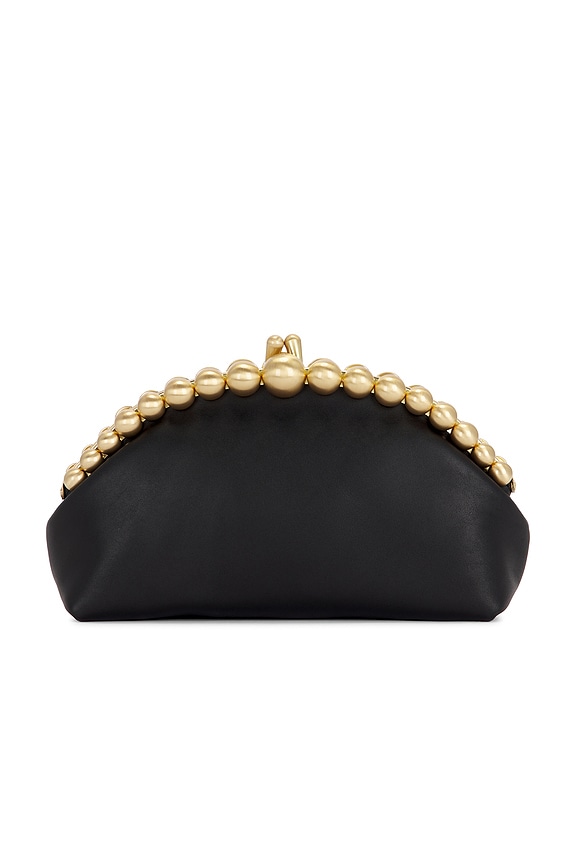 view 2 of 7 Una Clutch in Black Leather