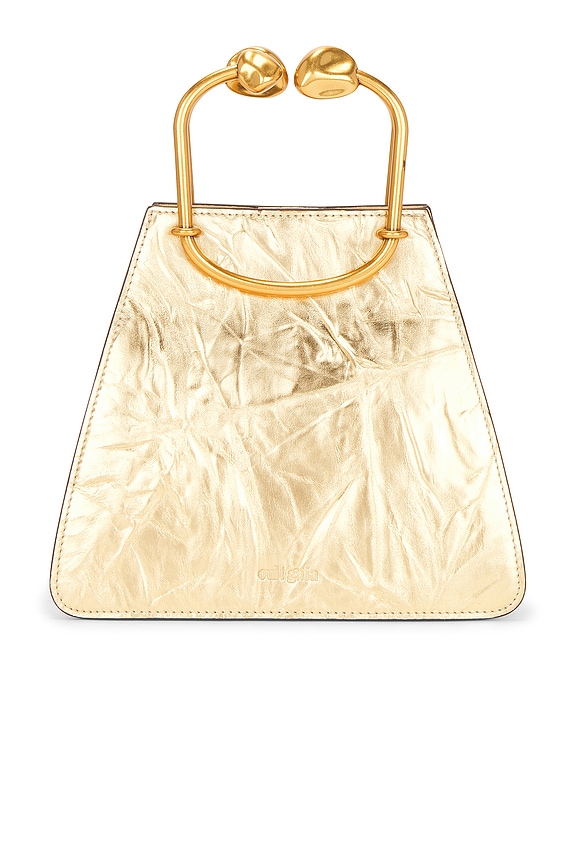 view 1 of 7 Maxine Top Handle Bag in Brass