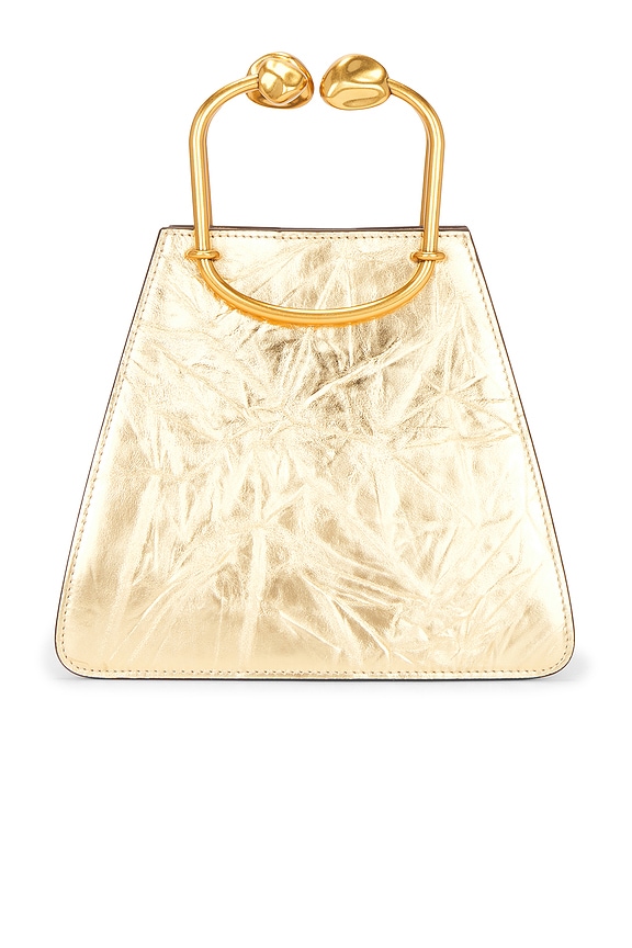 view 2 of 7 Maxine Top Handle Bag in Brass