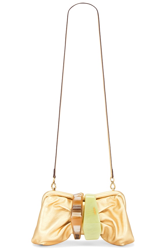 view 1 of 8 Julita Clutch in Brass Brass