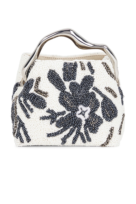view 2 of 6 Solene Mini Top Handle in Etched Floral