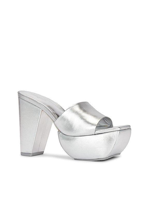 view 2 of 5 SANDALIA DE PLATAFORMA NADIA in Shiny Silver