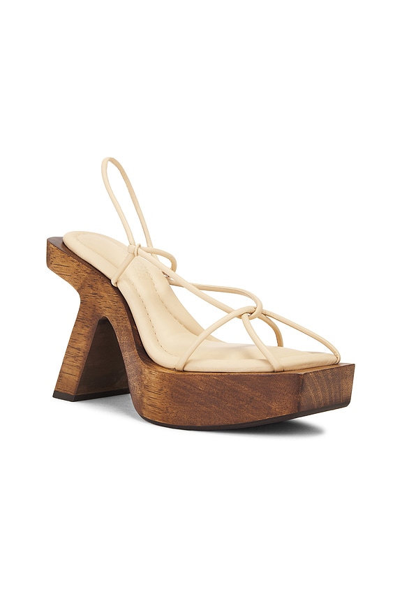 view 2 of 5 Bresha Platform Sandal in Natural