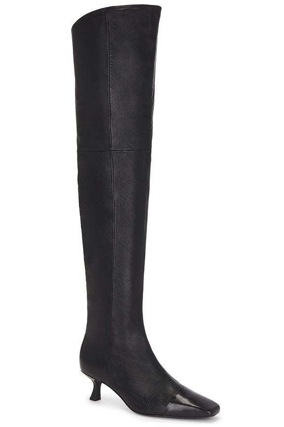view 2 of 5 Silas Over The Knee Boot in Black