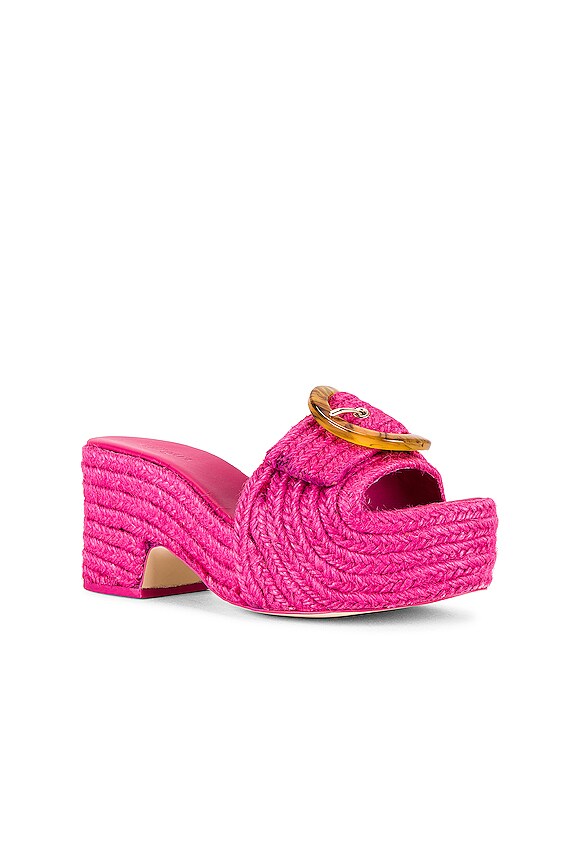 view 2 of 5 САНДАЛИИ НА ПЛАТФОРМЕ CLEIA in Qajar Rose