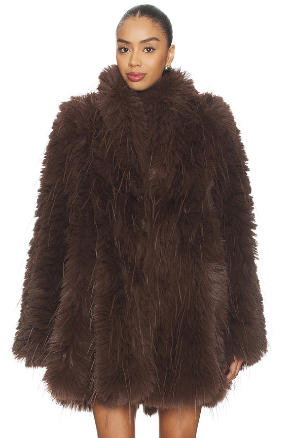 view 2 of 5 MANTEAU DELIGHT in Chestnut