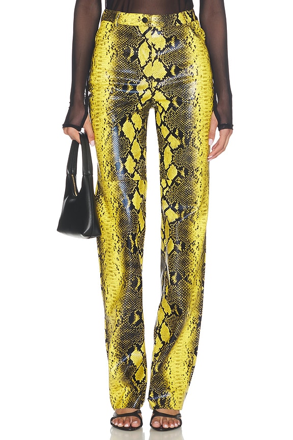 view 1 of 6 Killa Pant in Yellow Python