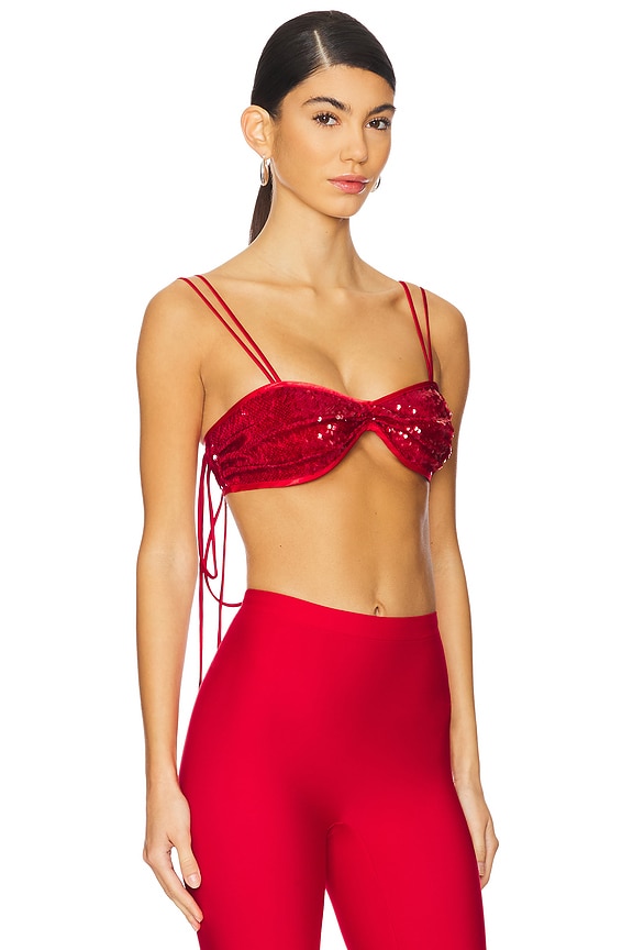 view 2 of 5 Coverup Bra in Red