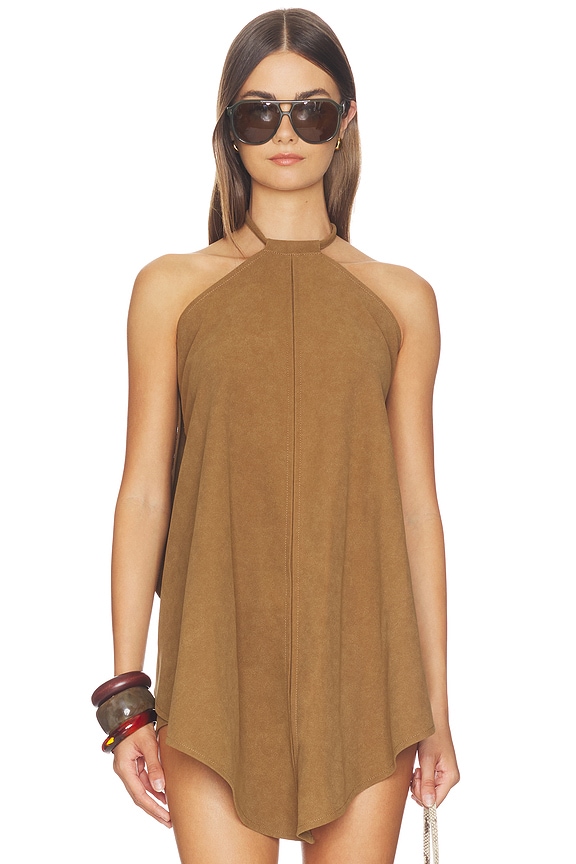 view 1 of 5 Slip Top in Earth Suede