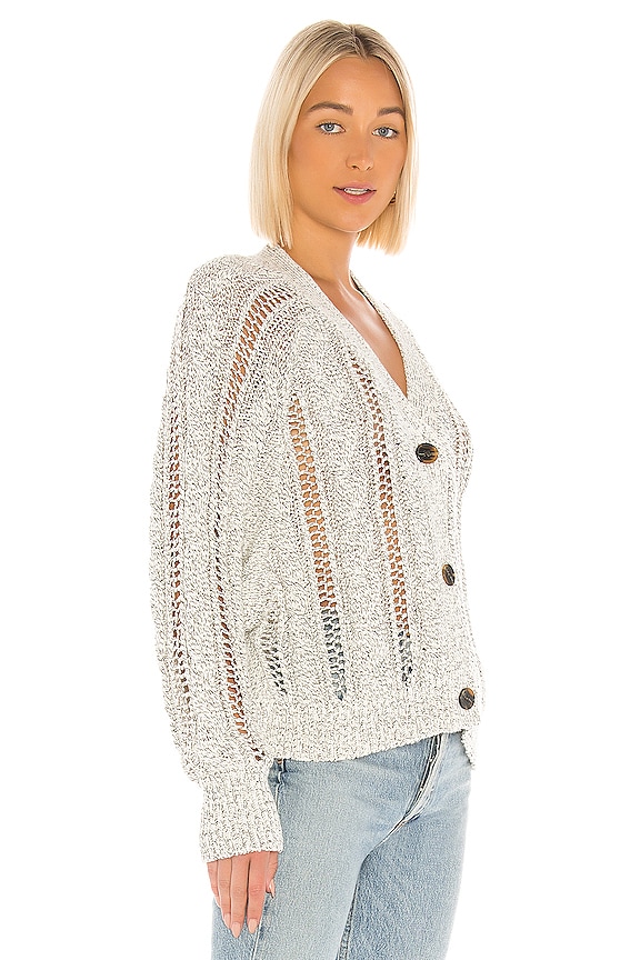 view 2 of 4 Venice Dolman Button Up Cardigan in Oatmeal