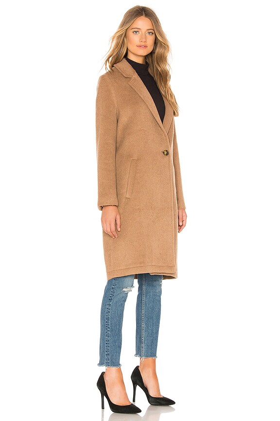 view 2 of 3 MANTEAU LONG FAYOLA in Camel