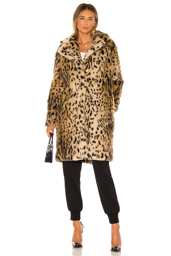 view 2 of 4 JERICHO フェイクファーコート in Leopard