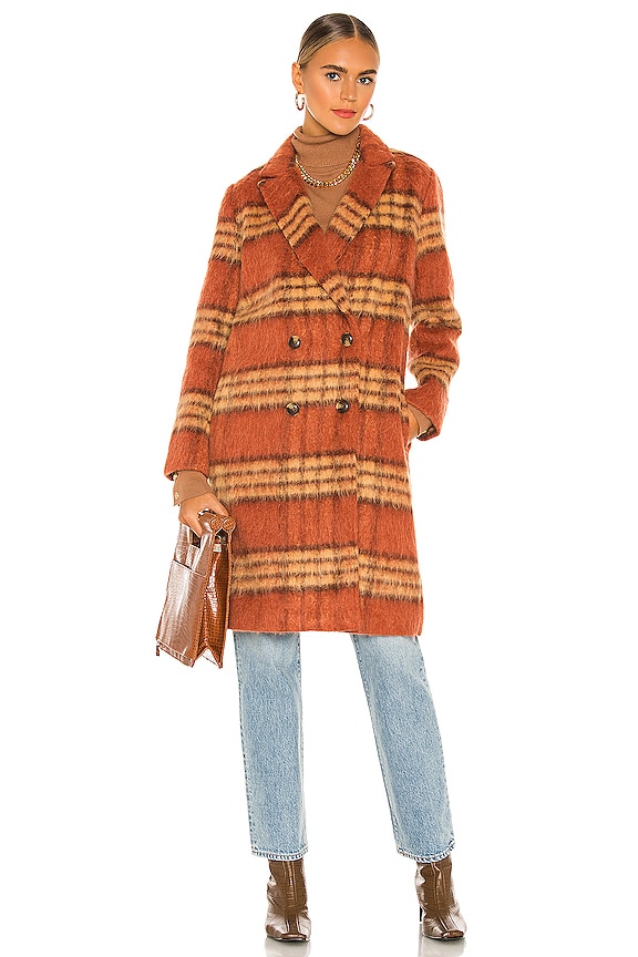 view 2 of 4 Vera Coat in Rust