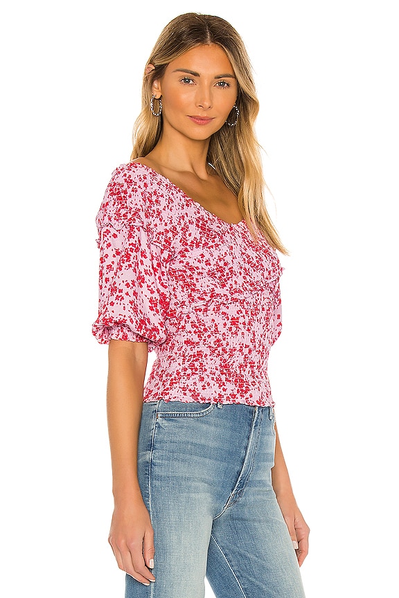 view 2 of 4 Valentia Blouse in Violet Icing