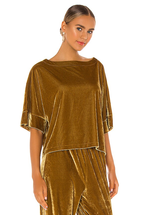 view 2 of 4 MIKAELA ブラウス in Vintage Gold