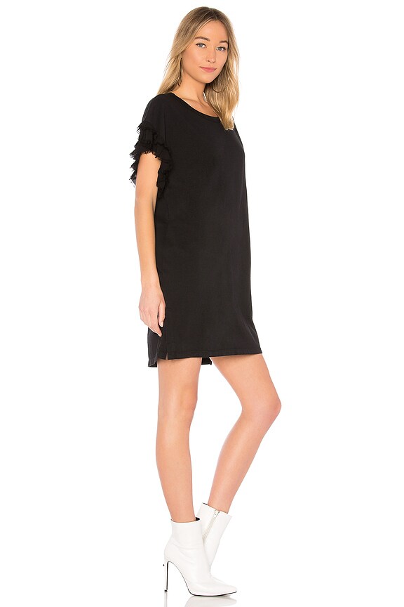 view 2 of 3 The Recrafted Ruffle Dress in Black